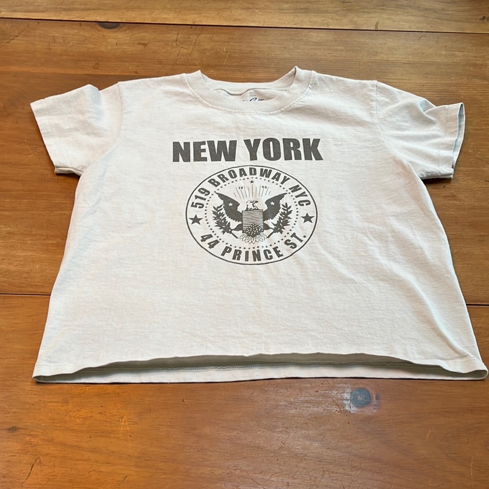 Brandy Melville Broadway New York Tshirt John Galt